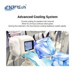 3-Wave Diode Laser - 1200/1500W Big Spot 808nm Salon Hair Removal Equipment