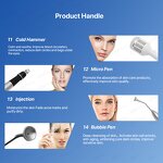 15 In1 Facial Machine - Spa Hydra Care Microdermabrasion Aqua Peel Cleaning