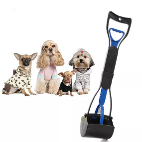 Poop Scooper Manufacturer - Pet Outdoor Long Handle with Poop Bag Dispenser