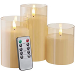 LED Candle Manufacturer - 3D Bullet Shape Flameless Real Wax with Remote