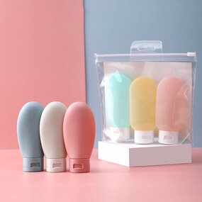 Gel Bottle Set Manufacturer - 3pcs/set Refillable Portable for Nordic Style Travel Kit
