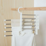 Clothes Hanger Manufacturer - Hot Sales Skirt Multi-functional 5 in 1 Trouser Storage Rack