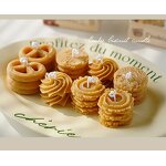 Candle Set Manufacturer - 4pcs Set Cookies Biscuit Shaped Scented Aromatherapy Home Decoration