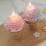 Candle Manufacturer - Ice Cream Cone Shape Creative DIY Aromatherapy with Hand Gifts