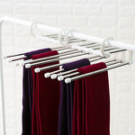 Clothes Hanger Manufacturer - Hot Sales Skirt Multi-functional 5 in 1 Trouser Storage Rack