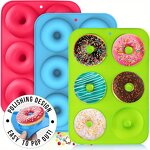 Baking Mold Set Manufacturer - 3-Piece Food Grade Non-Stick Silicone for Donut & Cake