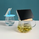 Coffee Mug Cover Manufacturer - Reusable Food Grade Silicone Anti-Dust with Bracket