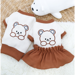 Pet Clothes Manufacturer - Bottoming Shirts Couples Cat Skirts T-Shirts for Teddy Dogs