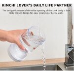 Pickle Jar Manufacturer - Hot Sale Dry Wet Separation Hourglass Food Storage Container Sealed