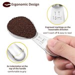 Coffee Scoop Manufacturer - Custom Logo 304 Stainless Steel Measuring Spoon