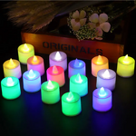 LED Candle Manufacturer - Colorful Electronic Mini Home Decoration Romantic Wedding Flameless Tea Light