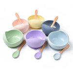 Baby Bowl Set Manufacturer - BPA Free Suction Silicone Bowl and Spoon