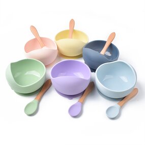 Baby Bowl Set Manufacturer - BPA Free Suction Silicone Bowl and Spoon