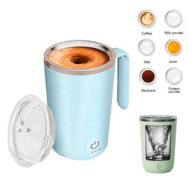 Coffee Mixer Mug Manufacturer - Stainless Steel Smart Automatic Mixing Magnetic Stirring Thermos Cup