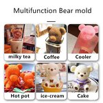 Silicone Mold Manufacturer - Custom DIY Teddy Bear 3D Animal-Shaped for Ice Cubes