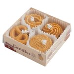 Candle Set Manufacturer - 4pcs Set Cookies Biscuit Shaped Scented Aromatherapy Home Decoration