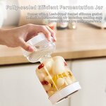 Pickle Jar Manufacturer - Hot Sale Dry Wet Separation Hourglass Food Storage Container Sealed