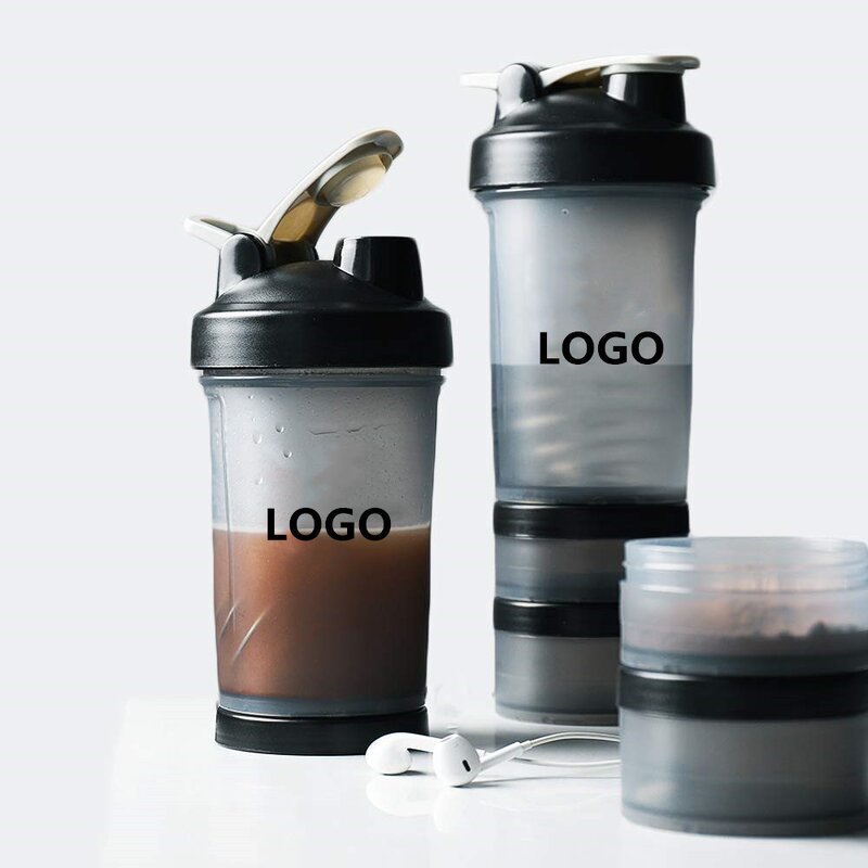 Shaker Bottle Manufacturer - New Design Leakproof Custom Logo Sports for Protein Powder