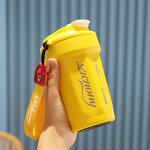 Thermos Flask Manufacturer - 450ml 480ml Kids Portable Stainless Steel Smile Face with Rope