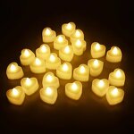 LED Candle Light Manufacturer - Colorful Flameless Heart Shaped Sweet Romantic for Party