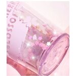 Cup Manufacturer - Wholesale Eco-Friendly Reusable Double Wall Clear Glitter Acrylic Cat Ear