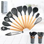 Cooking Utensil Set Manufacturer - Heat Resistant 12 Pieces Silicone Non-stick