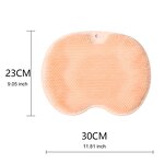 Foot Massage Brush Manufacturer - Silicone Shower Non-slip Bath Mat Foot Scrubber