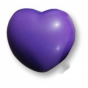 Stress Toy Manufacturer - 7cm Wholesale Customer LOGO High Resilience Foam Love Heart Shape Red