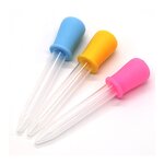 Medicine Dropper Manufacturer - Baby Liquid Droppers Silicone 5 ml Clear with Bulb Tip