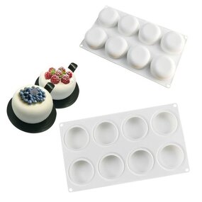 Mousse Mould Manufacturer - Flat Round Silicone for French Cake & Italian Dessert