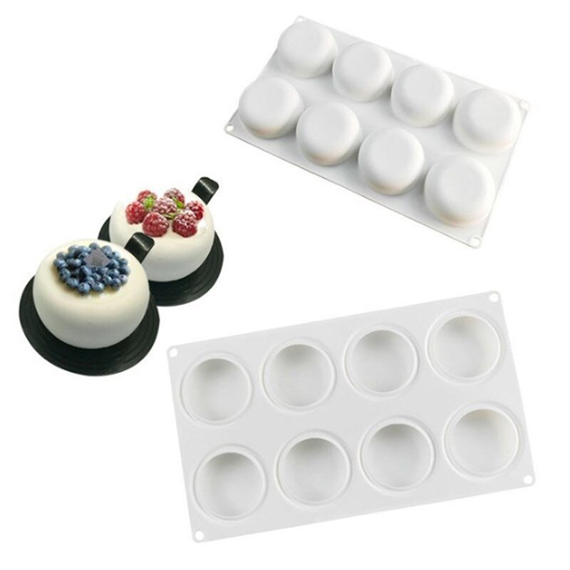 Mousse Mould Manufacturer - Flat Round Silicone for French Cake & Italian Dessert