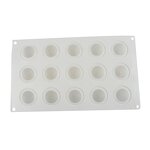 Silicone Mold Manufacturer - 15-Cavity Non-Stick 3D Ball Shape for Mousse & Dessert
