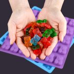 Lollipop Mould Manufacturer - Small BPA-Free Silicone Teddy Bear Shape with Custom Logo