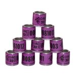 Bird Rings Manufacturer - New Customized Metal Bands for Canary Pigeon Aluminium Plastic