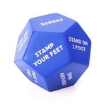 Dice Cube Manufacturer - Hot Seller Custom Printing 12 Sided PU Foam Anti Stress Ball