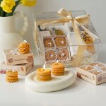 Candle Set Manufacturer - 4pcs Set Cookies Biscuit Shaped Scented Aromatherapy Home Decoration