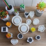 Cement Mold Manufacturer - DIY Clay Succulent Plant Vase Octagon Shape Ashtray