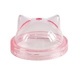Cup Manufacturer - Wholesale Eco-Friendly Reusable Double Wall Clear Glitter Acrylic Cat Ear