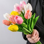 Artificial Flower Manufacturer - Wholesale Tulips Centerpieces Wedding Bouquet Decoration