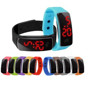 Watch Manufacturer - Fashional Dynamic TPE Band Electronic LED Digital Outdoor Sport Waterproof