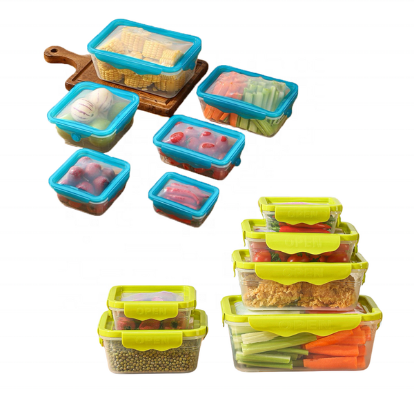 Food Storage Container Manufacturer - Stretch Lid Leak-Proof Magic Crisper Vacuum