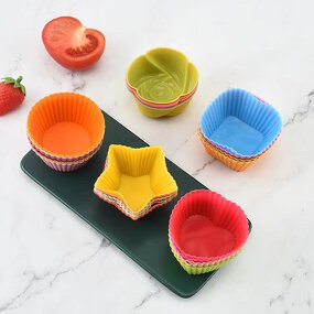 Muffin Cup Manufacturer - Hot Sale Silicone Reusable Baking Cases