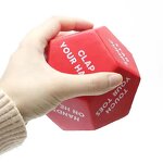 Dice Cube Manufacturer - Hot Seller Custom Printing 12 Sided PU Foam Anti Stress Ball