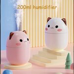 Humidifier Manufacturer - 200ml Mini Aroma Diffuser with Night Light Cool Mist for Bedroom