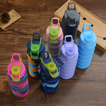 Water Bottle Manufacturer - Foldable Silicone Expandable Collapsible Reusable for Hiking