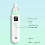 Nasal Aspirator Manufacturer - Baby Health Care Silicone Smart Nose Sucker Electric