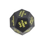 Dice Cube Manufacturer - Hot Seller Custom Printing 12 Sided PU Foam Anti Stress Ball