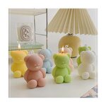 Silicone Mold Manufacturer - Creative Teddy Bear for Aromatherapy Candle & Honey Pot