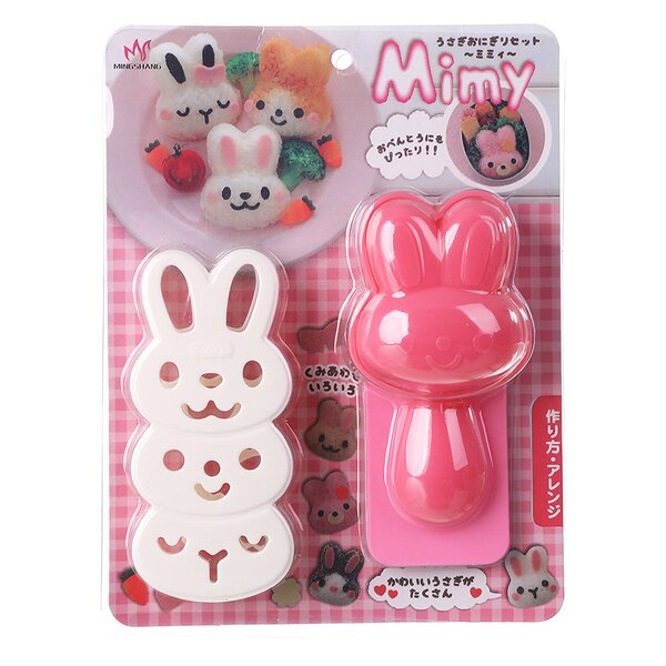 Rice Ball Mold Manufacturer - Cartoon Cute Bunny for Sushi Bento Seaweed
