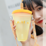 Water Bottle Manufacturer - Hot Sale Kids Outdoor Portable with Straw Creative Popsicle Cup